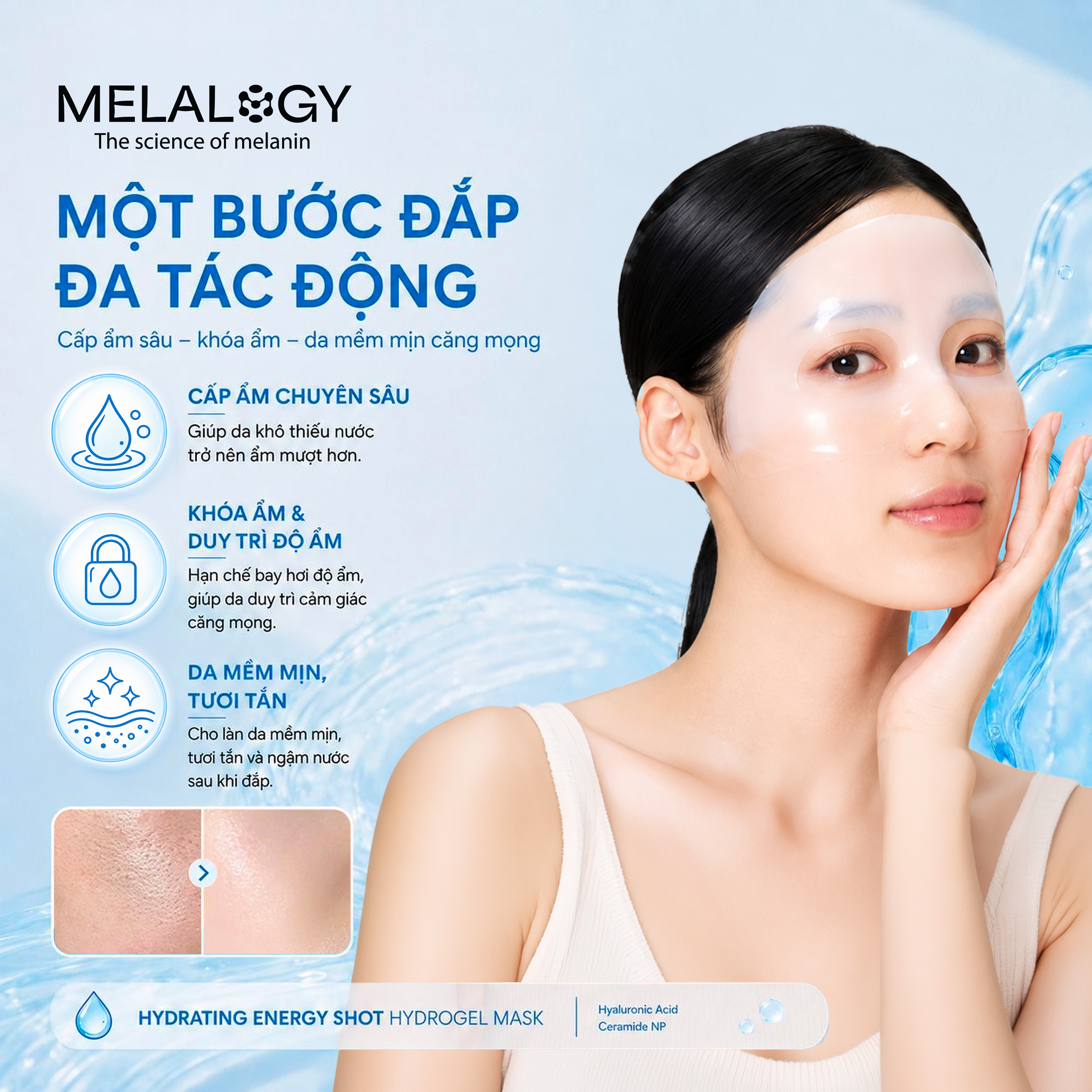Mặt Nạ Hydrogel Energy Shot - Cấp Ẩm 3