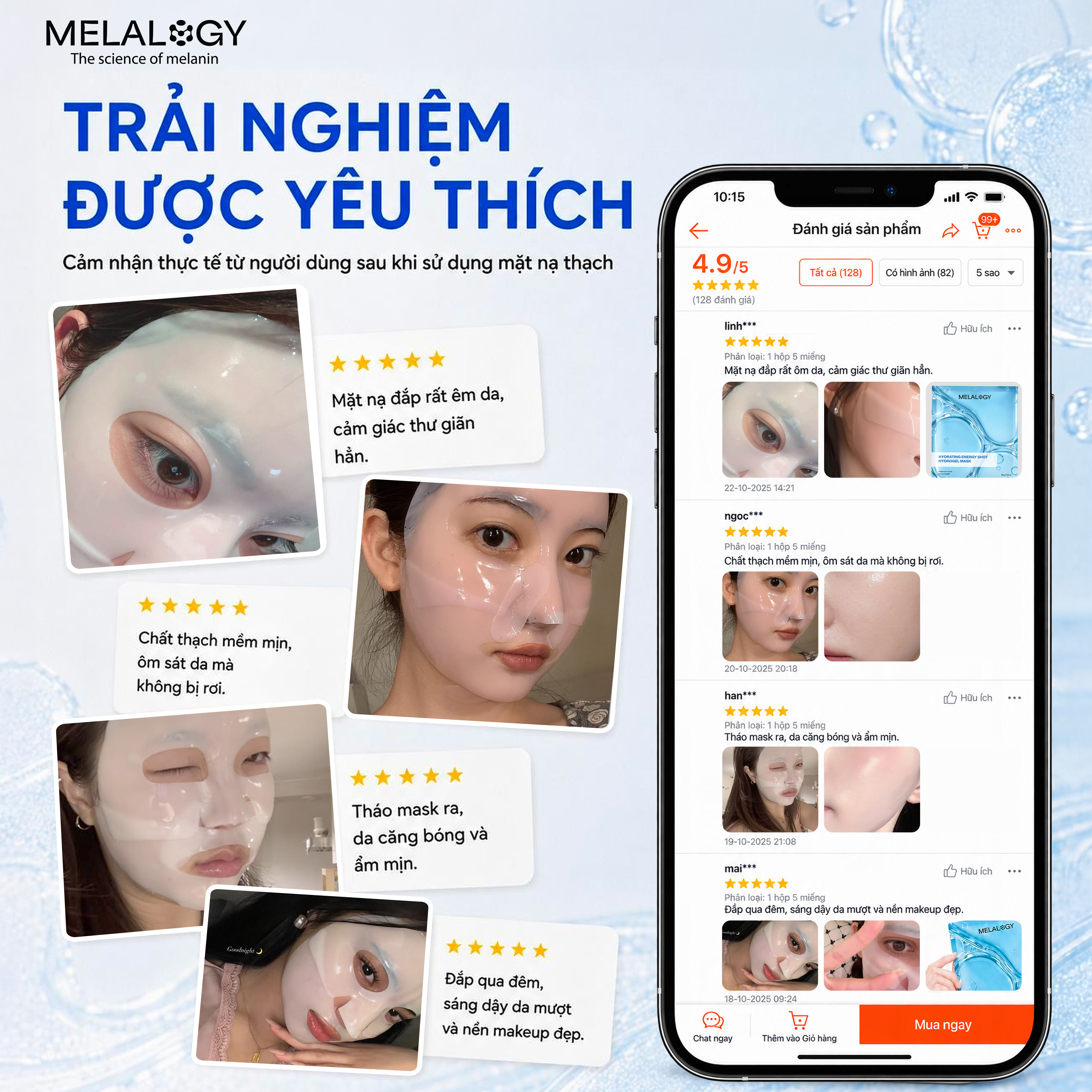 Mặt Nạ Hydrogel Energy Shot - Cấp Ẩm 9