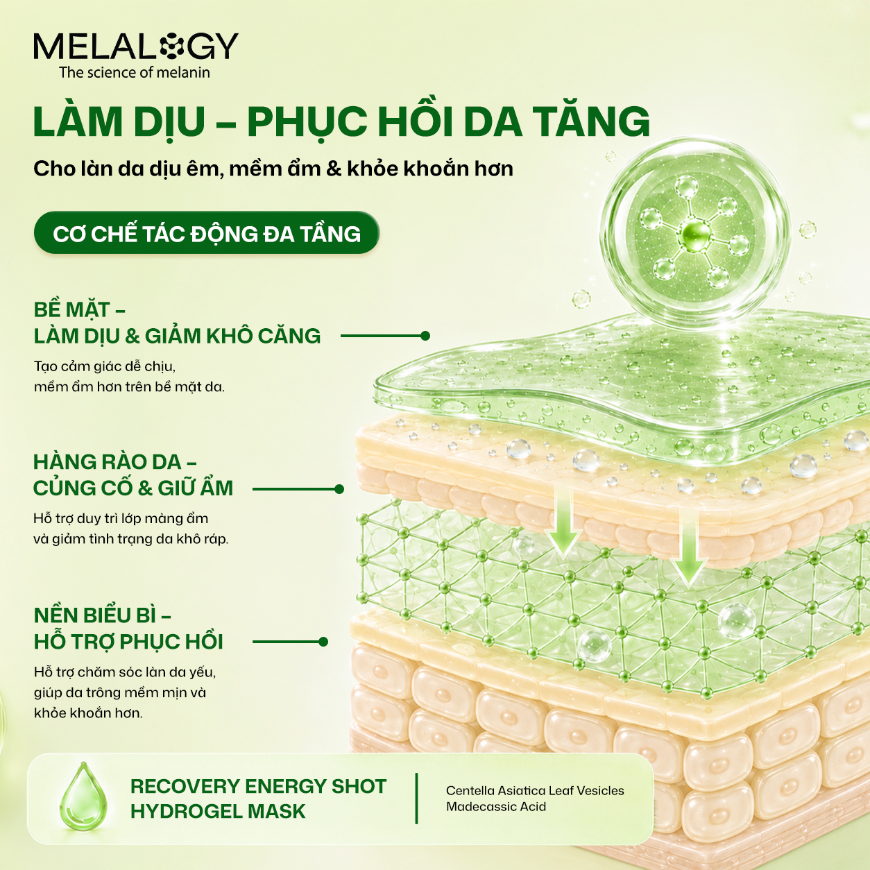 Mặt Nạ Thạch Recovery Energy Shot - Phục Hồi 8