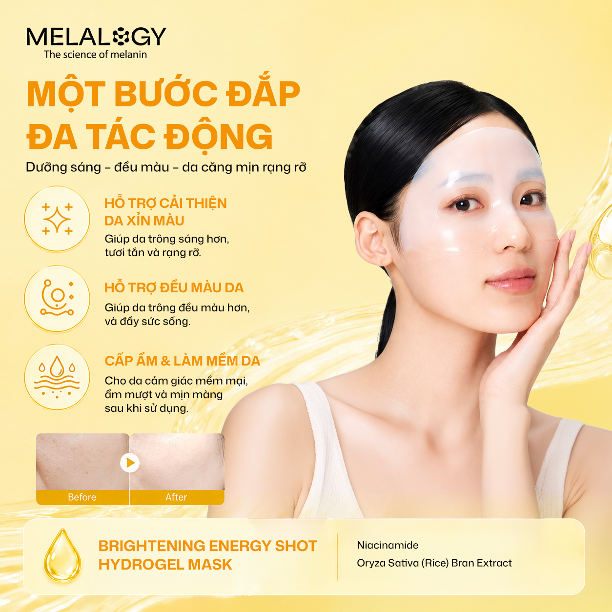 Mặt Nạ Thạch Brightening Energy Shot - Dưỡng sáng 3